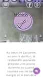 Mobile Screenshot of leonardo-barandfood.com