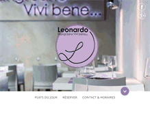 Tablet Screenshot of leonardo-barandfood.com